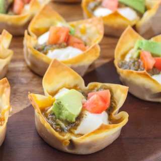 Mini Bean Dip Cups