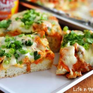 Buffalo Chicken French Bread Pizza