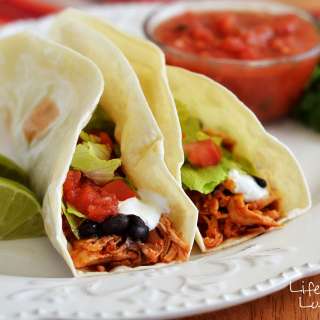 Crock Pot Chicken Tacos
