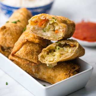 Air Fryer Frozen Egg Rolls