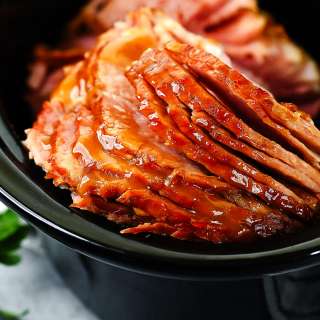Crock Pot Maple Brown Sugar Ham