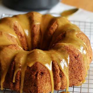 Caramel Apple Pound Cake