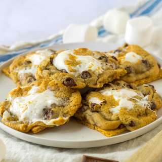 4 Ingredient S'mores Cookies Recipe