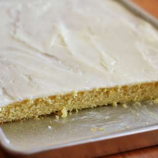 White Texas Sheet Cake
