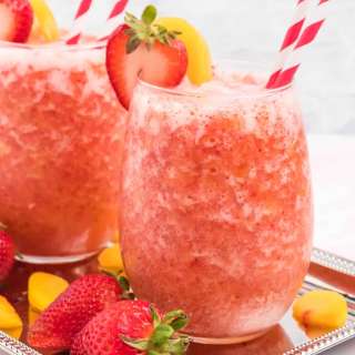 Strawberry Peach Frosé