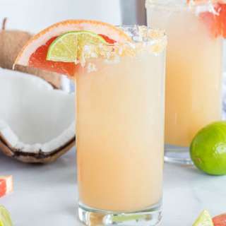 Coconut Tequila and Grapefruit Cocktail