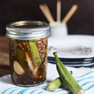Refrigerator Pickled Okra