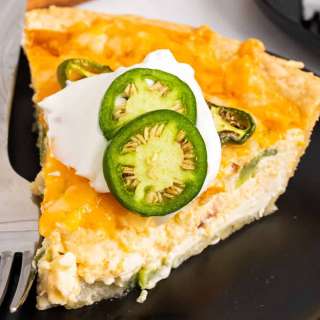 Bacon Jalapeno Popper Quiche