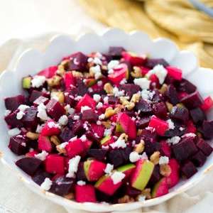 Roasted Beet and Apple Salad