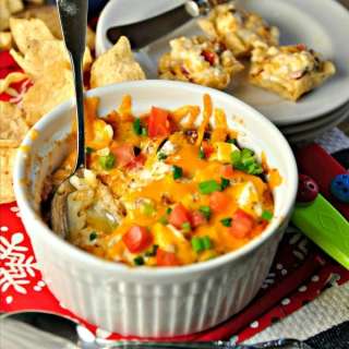 Hot Cheesy Bacon Party Dip