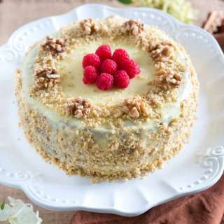 Flourless Walnut Chocolate Cake