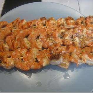 Garlic Shrimp Skewer