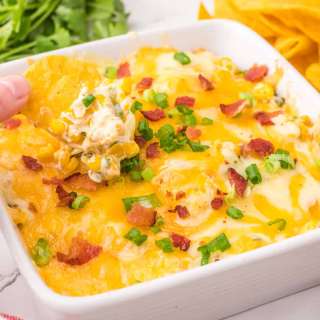 Cheesy Bacon & Roasted Corn Dip