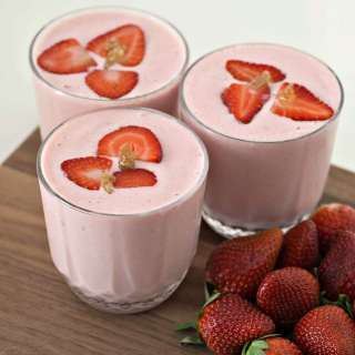 Strawberry Honeycomb Smoothie