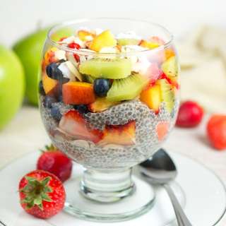 Fruit Chia Pudding Parfait