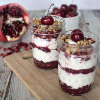 Pomegranate Cherry Parfait