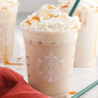 Copycat Starbucks Caramel Frappuccino