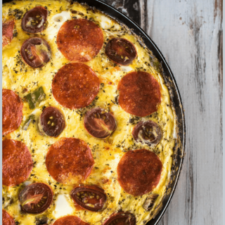 Pepperoni & Tomato Frittata
