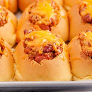 Mini Chili Cheese Dog Bake