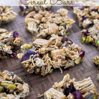 Cranberry Pistachio Cereal Bars