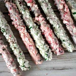 Peppermint Pretzel Sticks