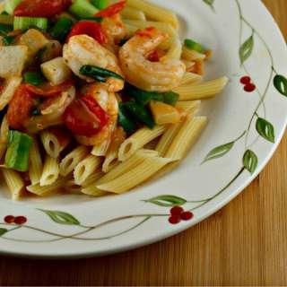 Shrimp Scampi with Tomatoes