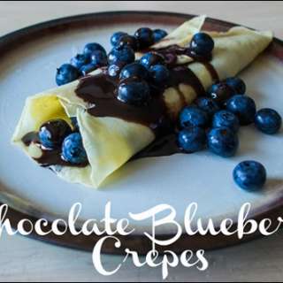 Chocolate Fruit Crepes