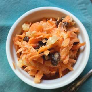 Easy Carrot Raisin Salad Recipe (like Chick Fil A)