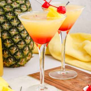 Pineapple Upside Down Cake Martini