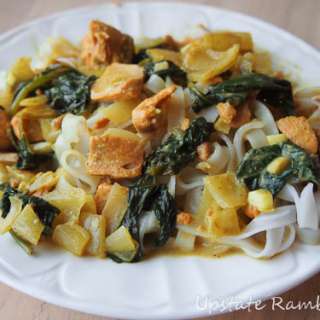 Thai Coconut Salmon with Spinach Recipe