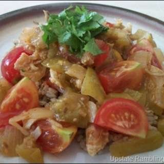 Chicken with Tomatillos Recipe