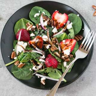 Strawberry Spinach Salad