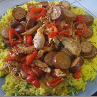 Chicken and Sausage Paella