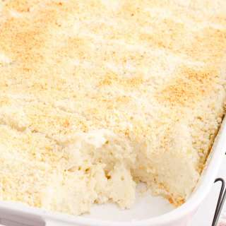 Baked Garlic Mashed Potatoes