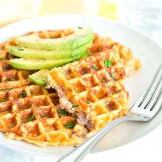 Sausage and Potato Waffles