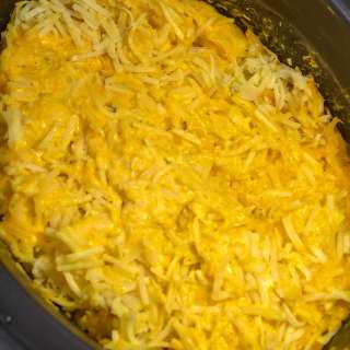 Slow Cooker Cheesy Hashbrowns