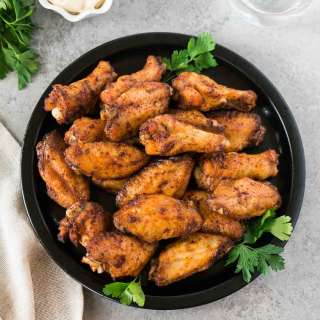 Baked chicken wings