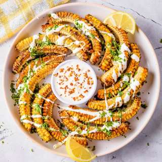 Air Fryer Corn Ribs Recipe