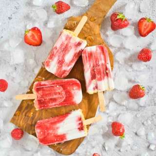 Strawberry Popsicles
