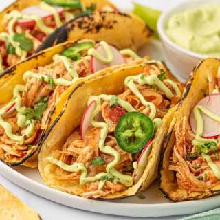 Instant Pot Shredded Chicken Tacos