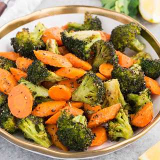Roasted Broccoli and Carrots