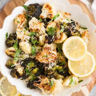 Roasted Broccoli and Cauliflower