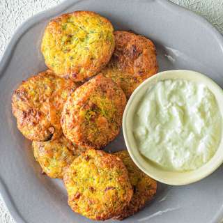 Air Fryer Zucchini Fritters Recipe