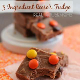 3 Ingredient Reese's Fudge