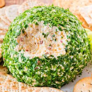 Onion & Bell Pepper Cheese Ball