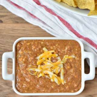 3 Ingredient Crock Pot Bean Dip