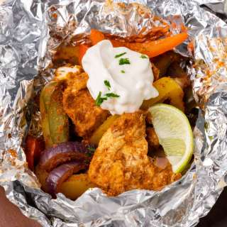 Chicken Fajita Foil Packets