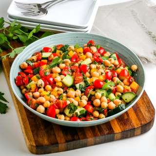 Simple Chickpea Salad