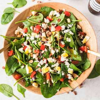 Spinach Salad with Balsamic Vinaigrette