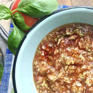 Easy Southern Red Barbecue Slaw